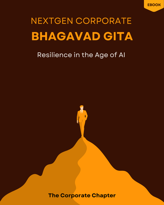 Cover of NextGen Corporate Bhagavad Gita: Resilience in the Age of AI, English edition